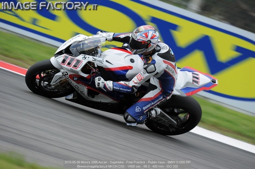 2010-05-08 Monza 2886 Ascari - Superbike - Free Practice - Ruben Xaus - BMW S1000 RR